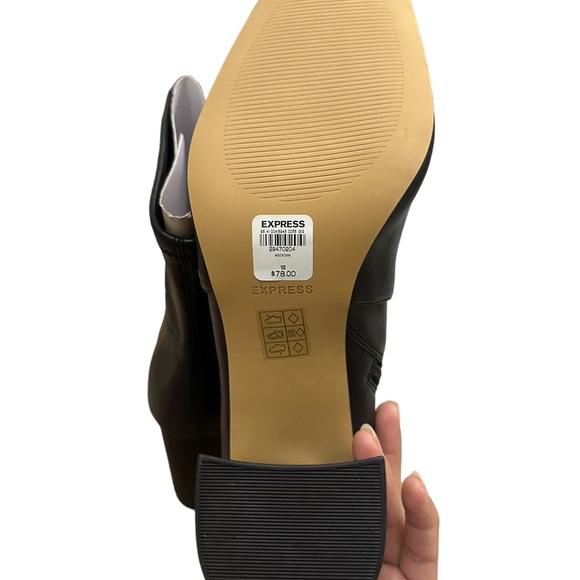 Express Block heel sock Booties Size 10 - Picture 5 of 5